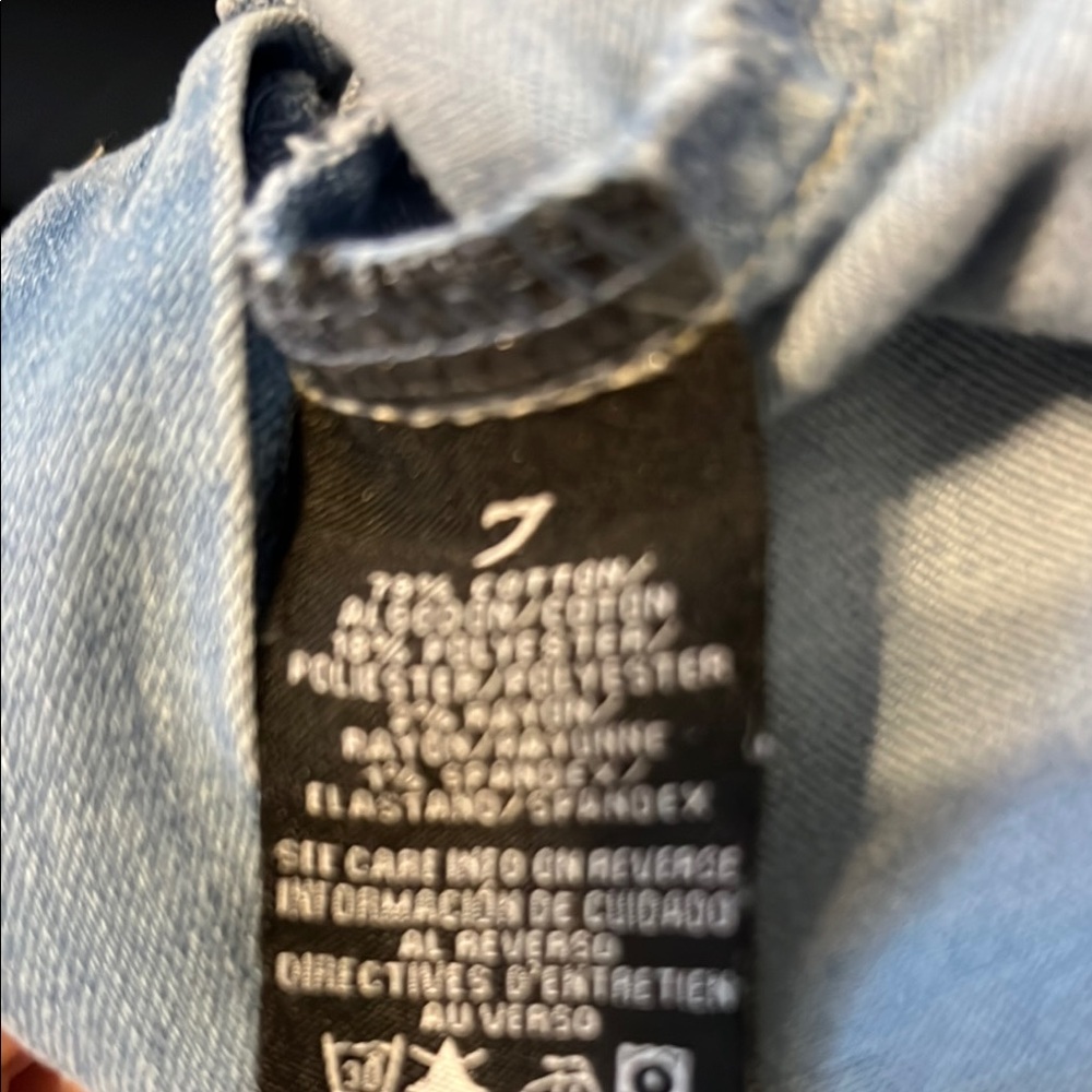 Fashion Nova Blue Flare Wide Leg Jeans - Picture 4 of 4